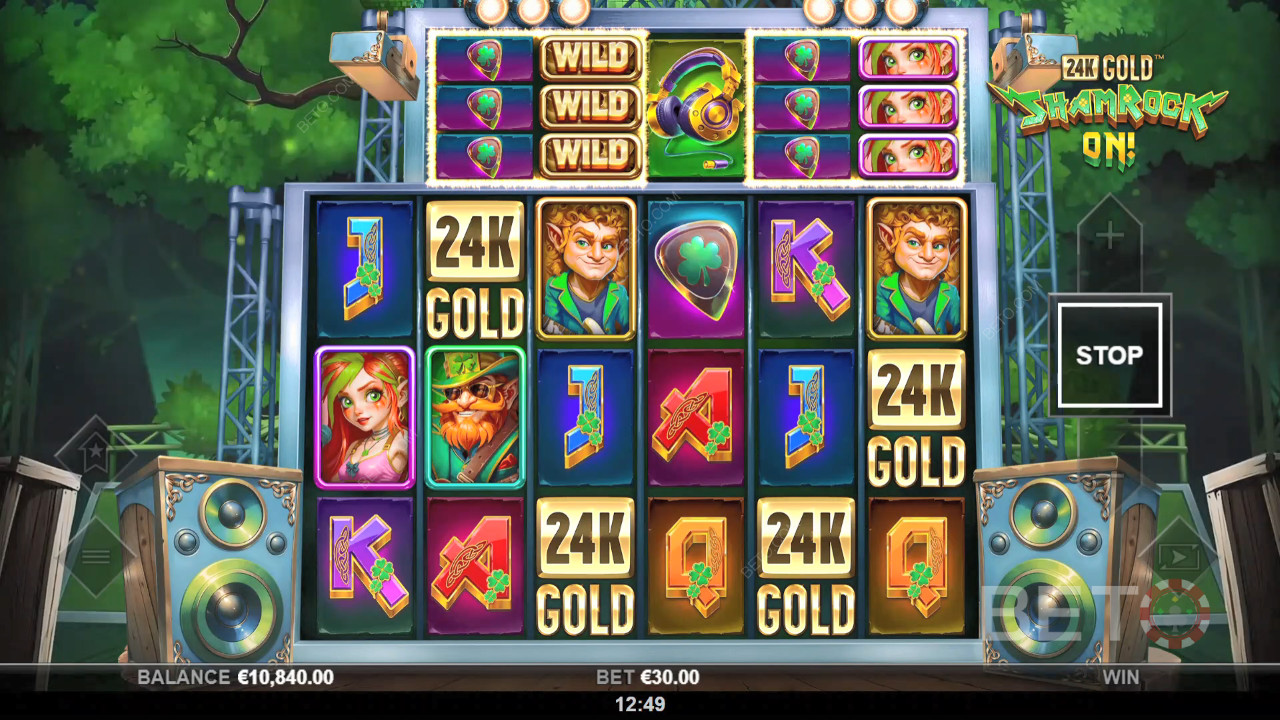 24k Gold Shamrock On! 무료 플레이