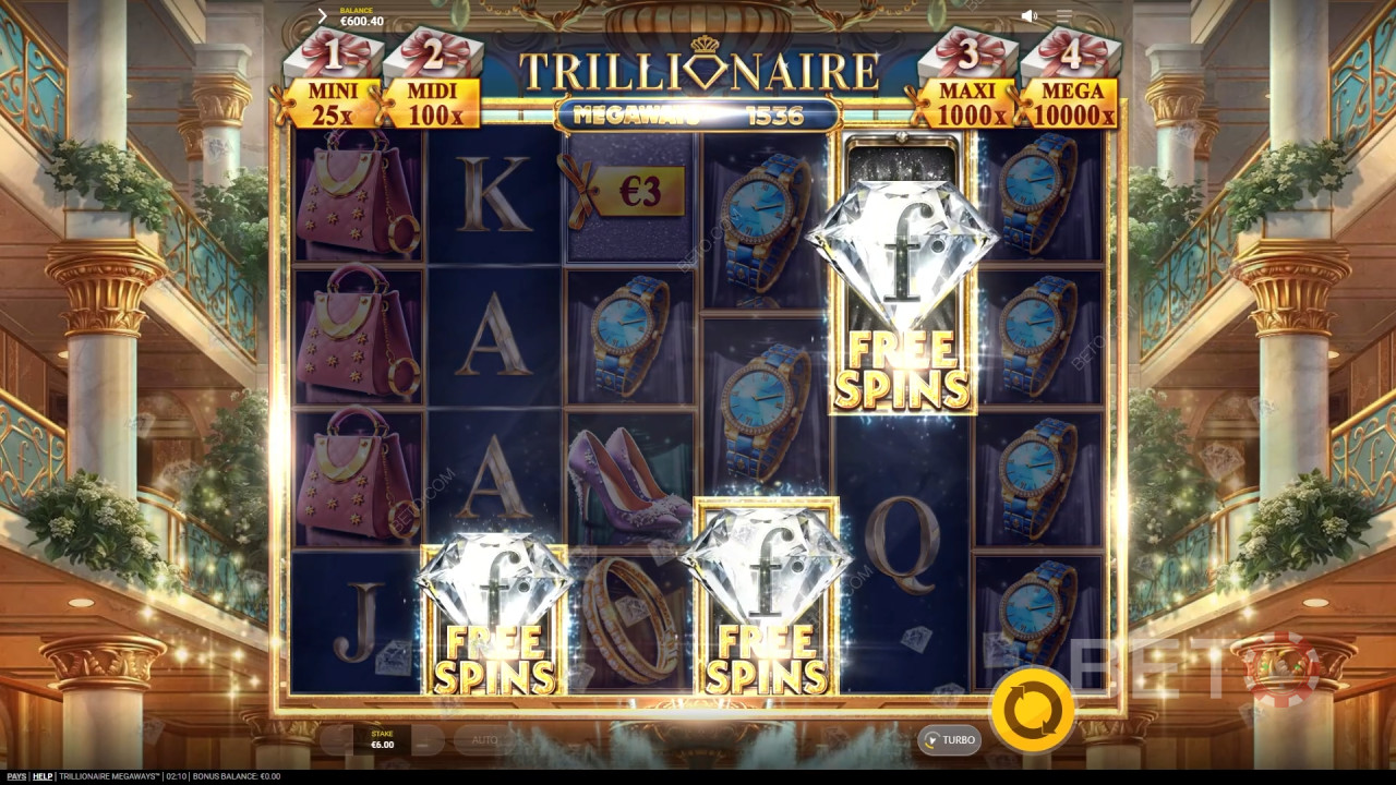 Trillionaire Megaways 무료 플레이
