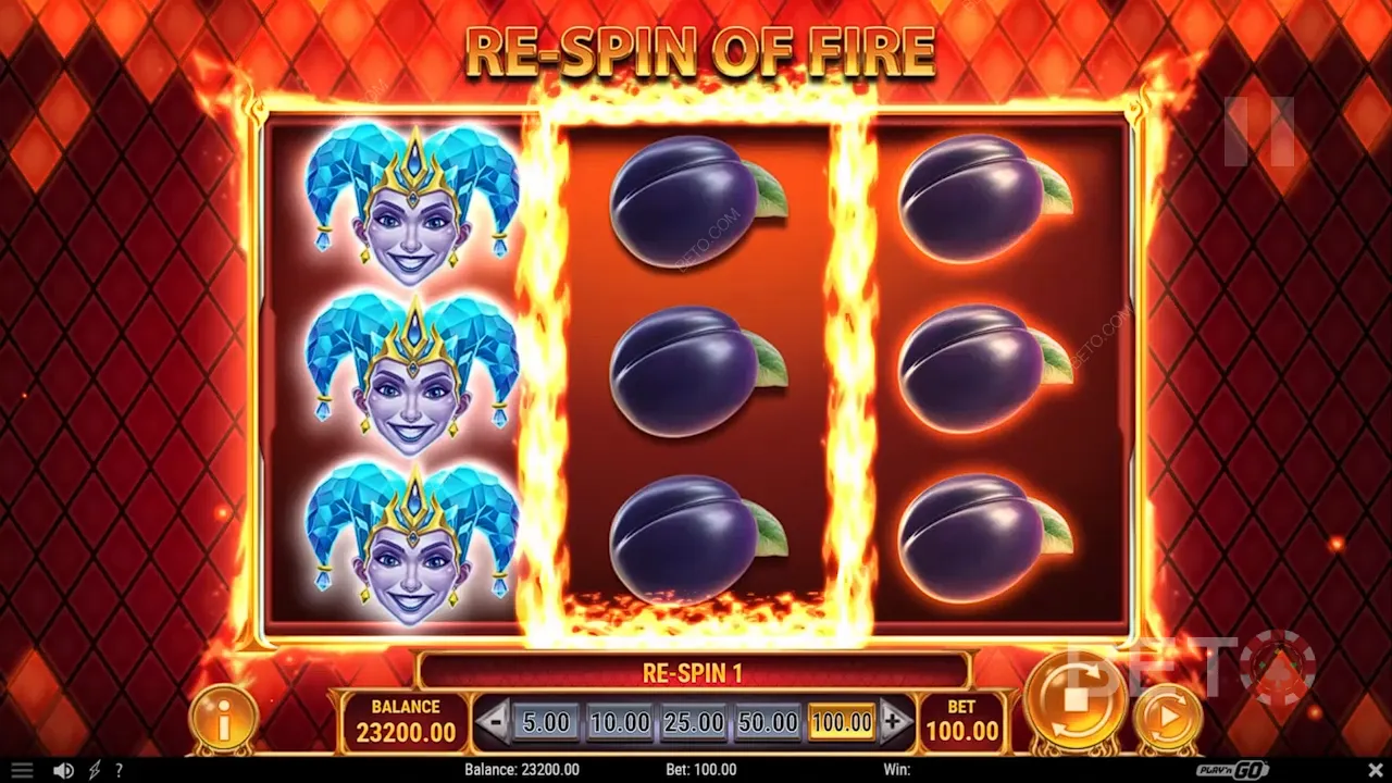 Fire Joker 프리즈 비디오 슬롯의 게임 플레이 - 불과 얼음 기능