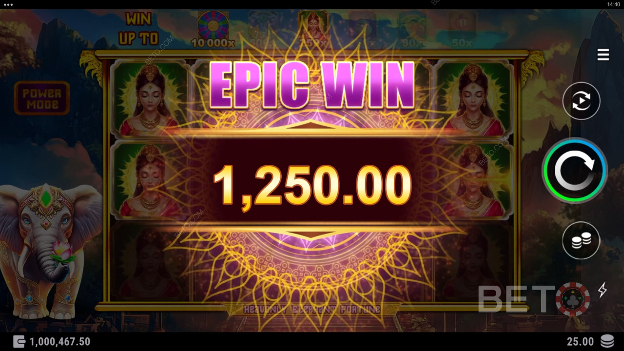 천상의 코끼리 행운의 보너스 기능 설명 Microgaming