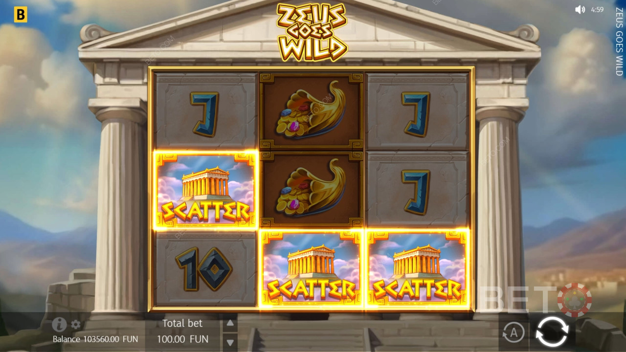 Zeus Goes Wild 무료 플레이