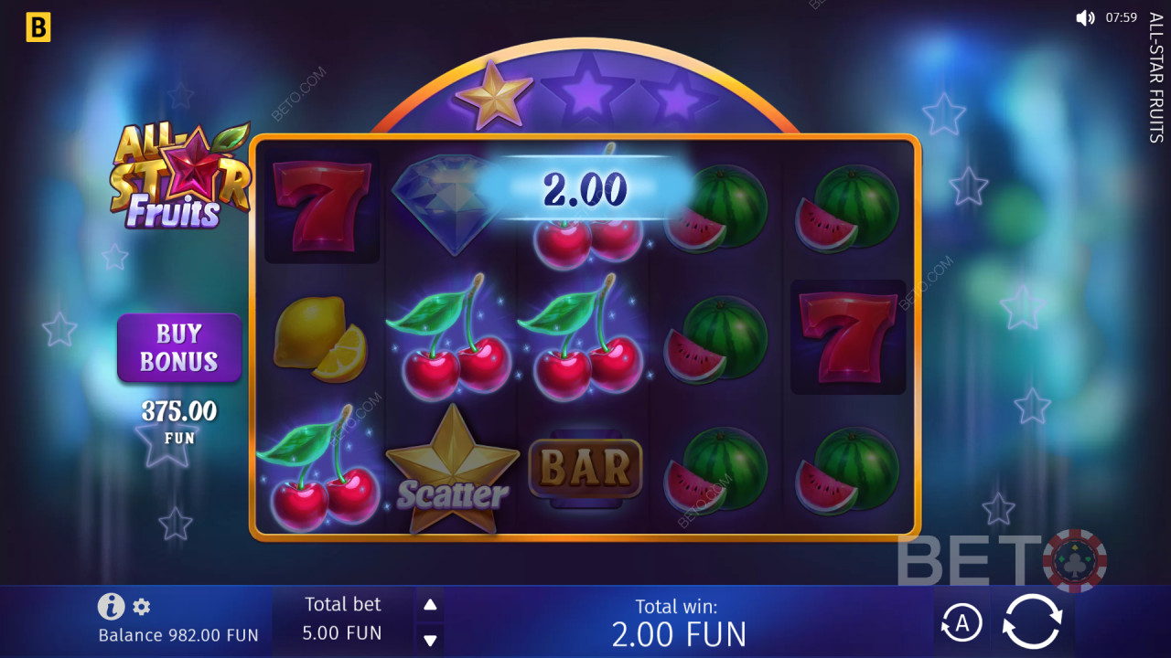 BGAMING 의 올스타 과일 플레이 방법
