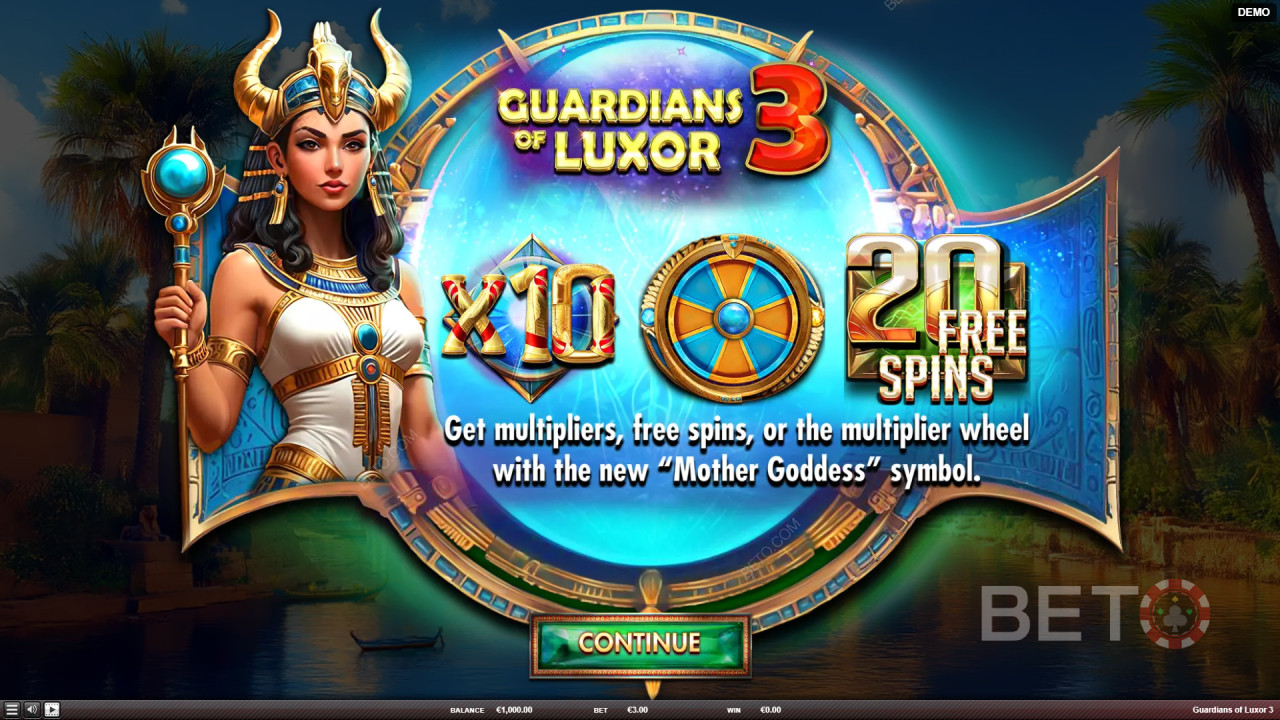 Red Rake Gaming의 ‘Guardians of Luxor 3’ 보너스 기능 해설