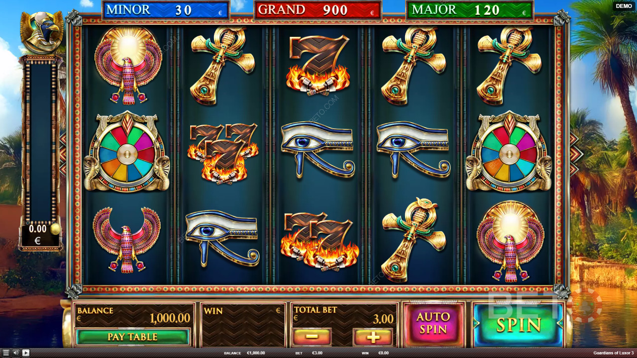 Red Rake Gaming의 ‘Guardians of Luxor 3’ 플레이 방법