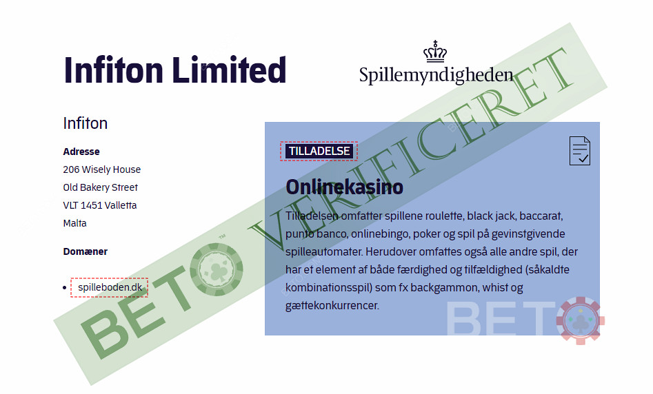 스필보덴 - 덴마크 도박 당국의 허가를 받은 현대적인 카지노