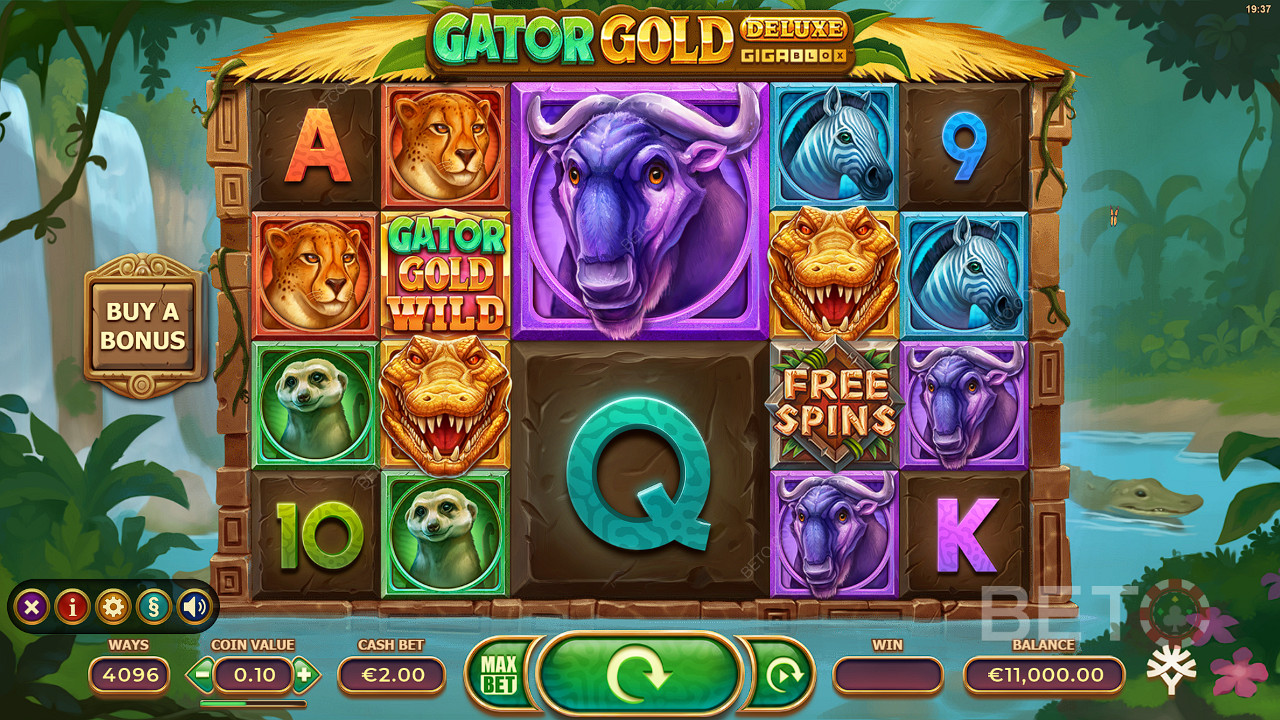 Gator Gold Deluxe Gigablox 무료 플레이
