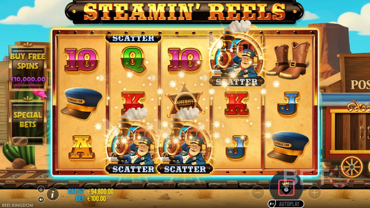 BETO Slots의 ‘Steamin