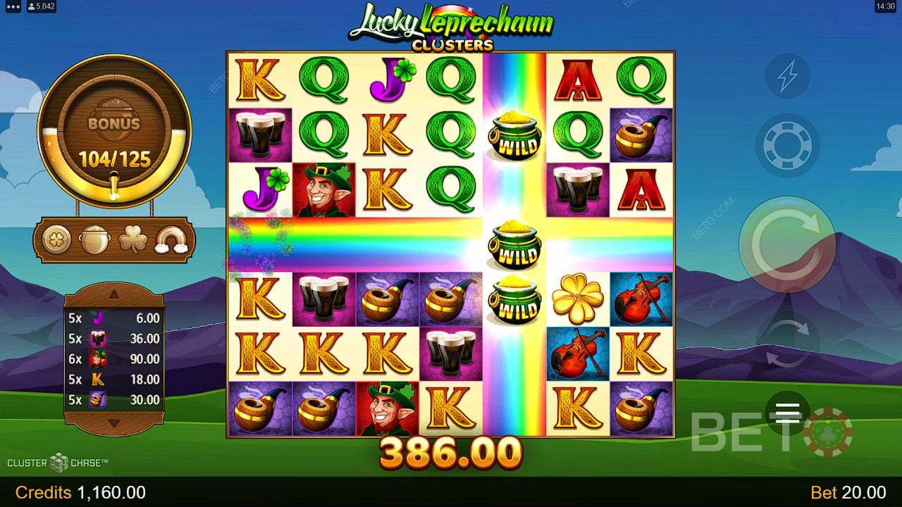 Lucky Leprechaun Clusters 무료 플레이