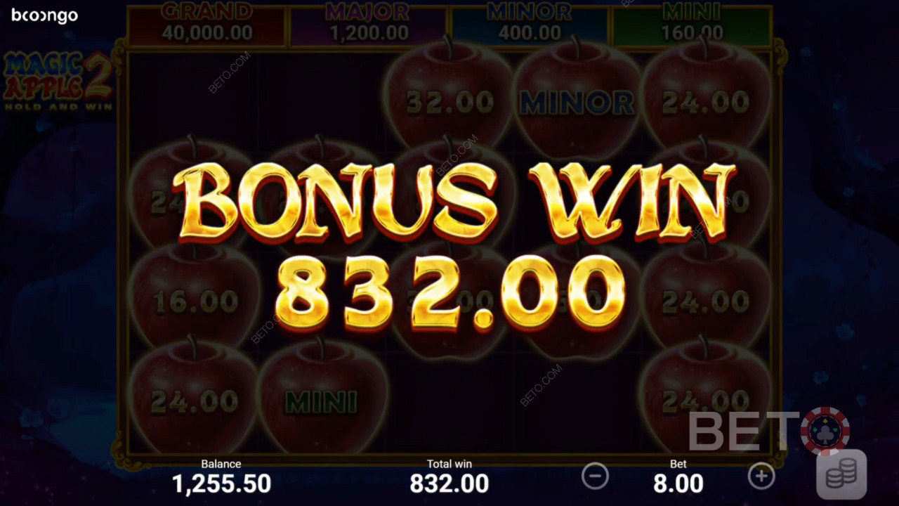 매직 애플 2 비디오 슬롯에서 베팅 금액의 5,133배를 획득하세요!
