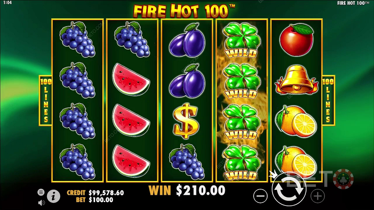 Fire Hot 100 무료 플레이