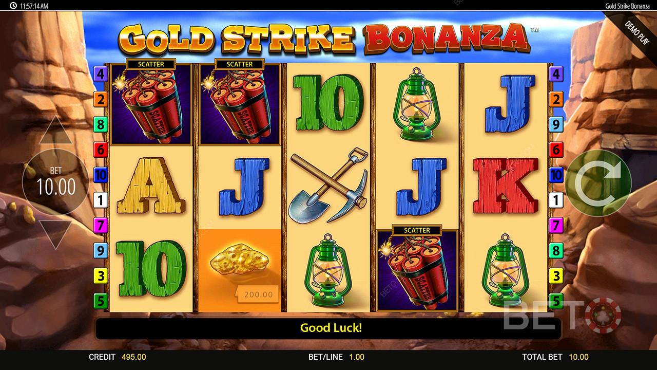 Gold Strike Bonanza Fortune Play 무료 플레이