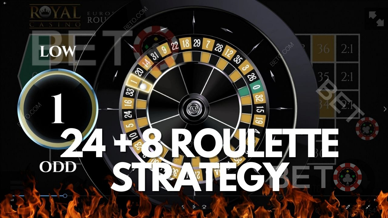 24 + 8 룰렛 전략 - 카지노 베팅 시스템 설명