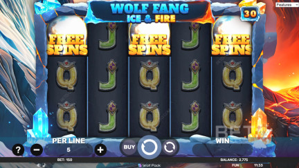 (2025) Wolf Fang - Ice & Fire 슬롯 - 무료 플레이 및 리뷰